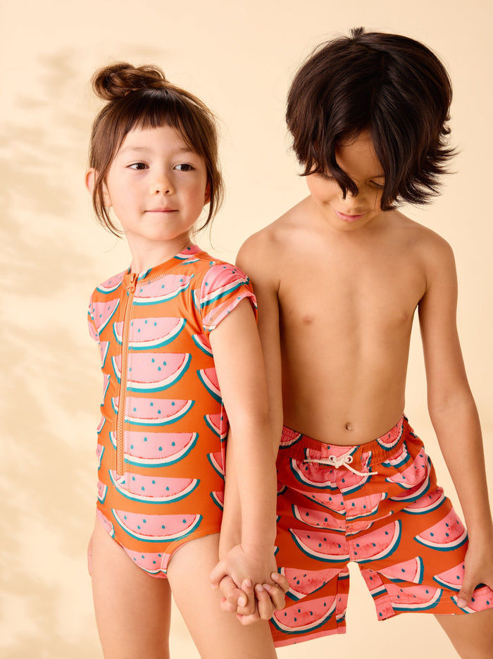 Mid-Length Swim Trunks