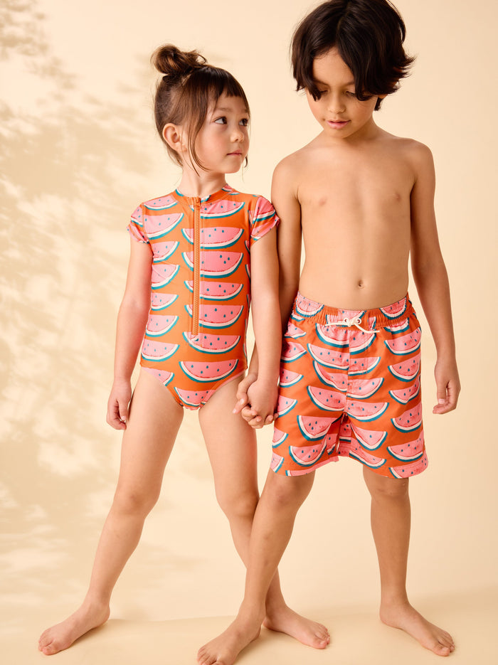 Mid-Length Swim Trunks