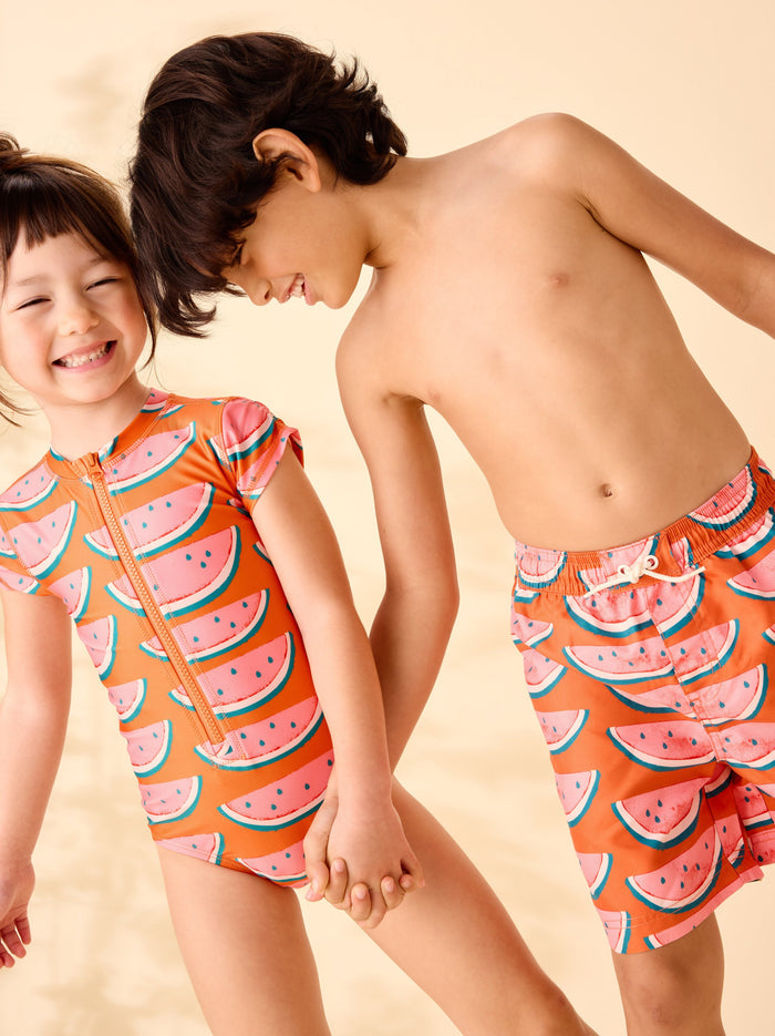 Mid-Length Swim Trunks