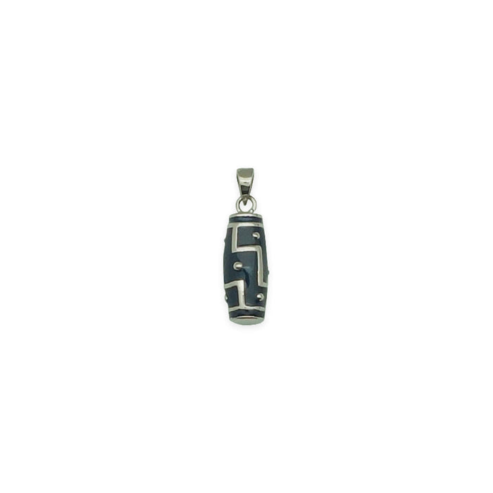 Mini 9 Eye Dzi Pendant - BLUE