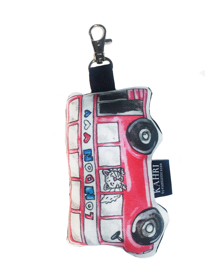 Mini London Bus Doll Bag Charm