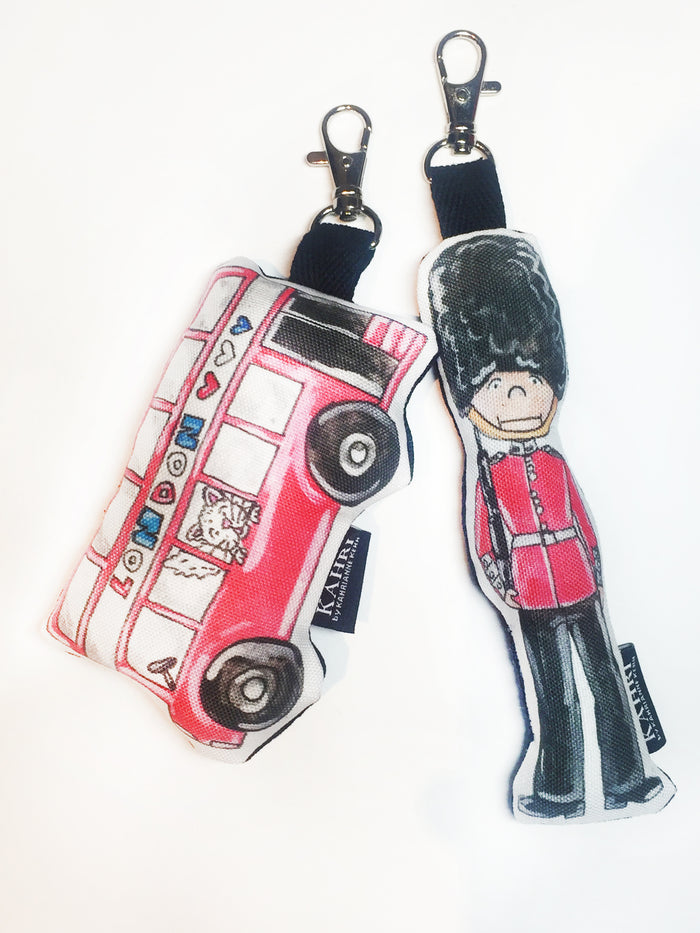 Mini London Bus Doll Bag Charm