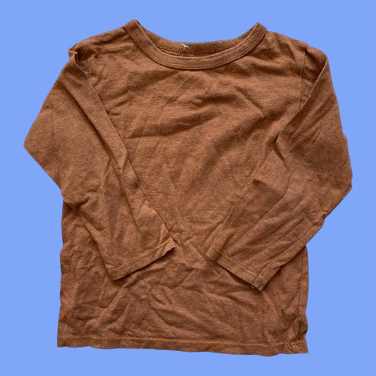 mioche brown top 2y