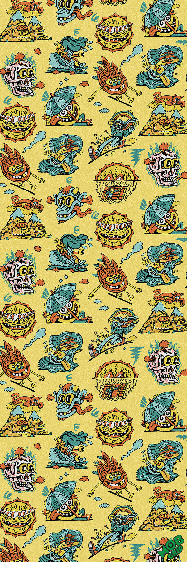 MOB KILLER ACID DUDES OF SUMMER GRIP TAPE SHEET (11IN X 33IN)