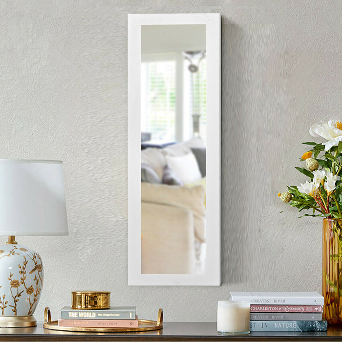Modern Over The Door Light Up Jewelry Storage Mirror Armoire