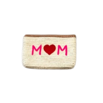 Mom Straw Clutch