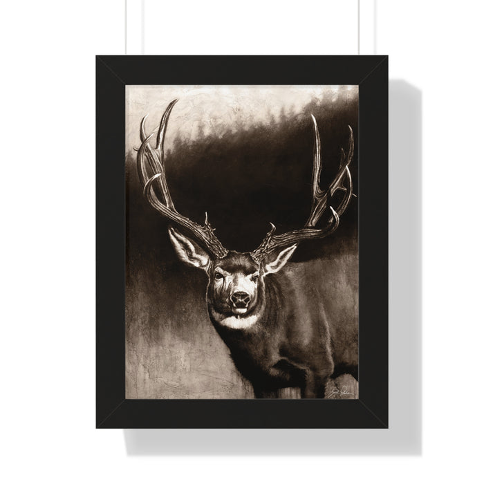 "Muley" Framed Paper Print