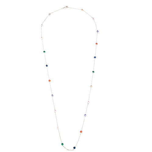 Necklace Colored Zirconia