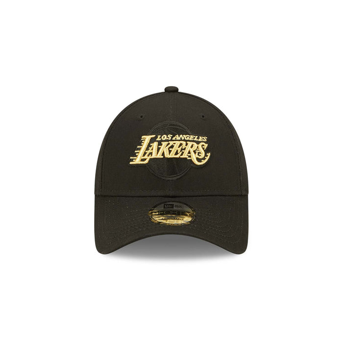NEW ERA LA Lakers Metallic Black 9FORTY Adjustable Cap