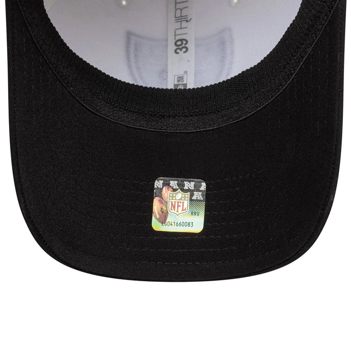 NEW ERA Las Vegas Raiders NFL Team Logo White 39THIRTY Stretch Fit Adjustable Cap