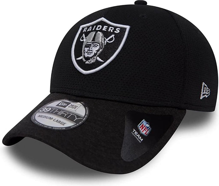 NEW ERA Las Vegas Raiders Shadow Tech Black 39THIRTY Stretch Fit Cap