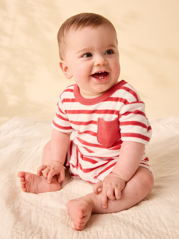 New Pocket Shortie Baby Romper