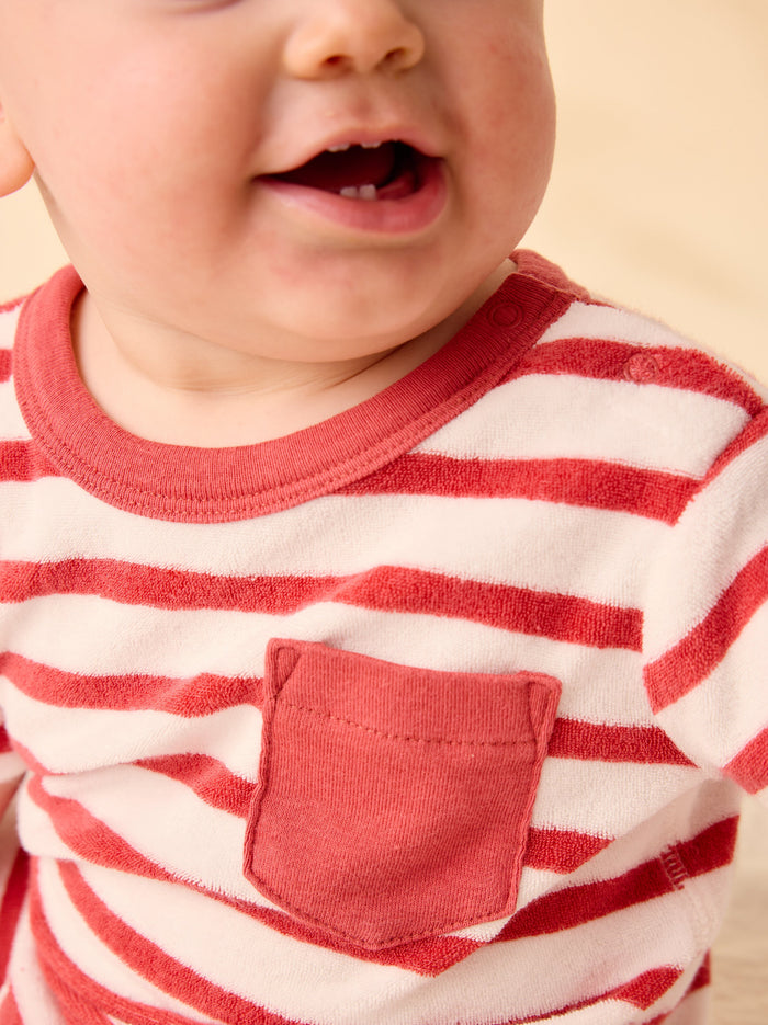 New Pocket Shortie Baby Romper