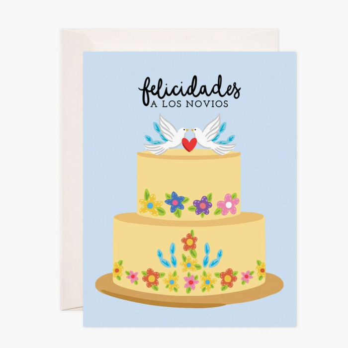 Novios Cake Greeting Card