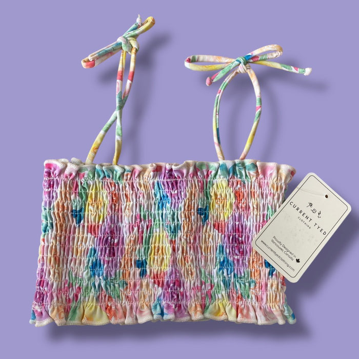NWT Current Tyed Bathing Suit Top 3/4Y