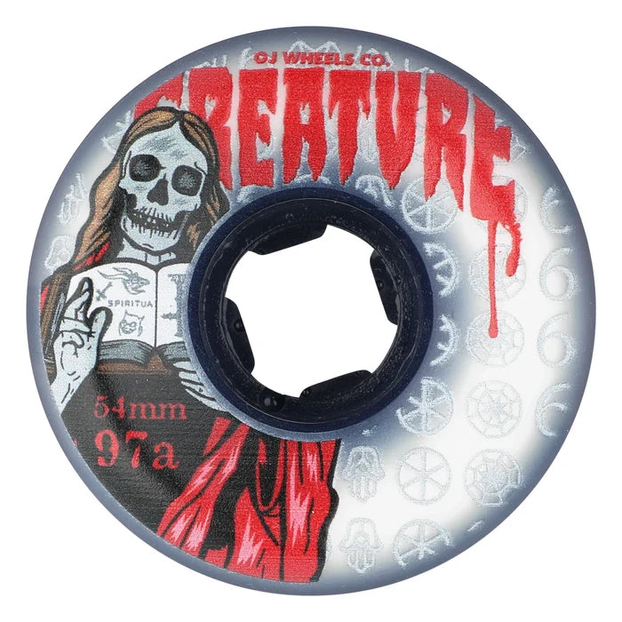 OJ THE BOOK OF OJ BLOODSUCKERS WHTE WHEELS (54MM/97A)