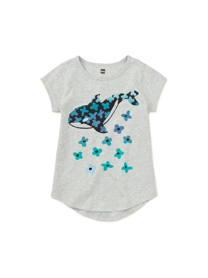 Orca Whale Graphic Tunic Top