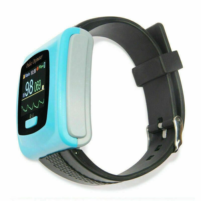 Overnight Fingertip Pulse Oximeter Blood Oxygen Monitor Watch