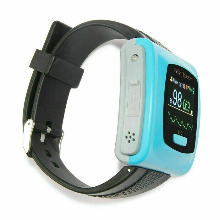 Overnight Fingertip Pulse Oximeter Blood Oxygen Monitor Watch