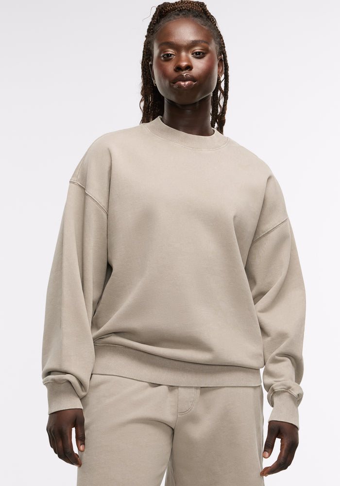 Oversized Mockneck Sweatshirt