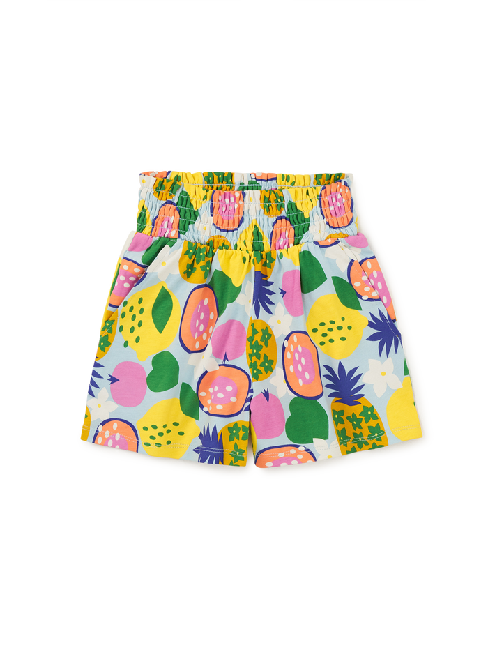 Paperbag High-Waist Shorts