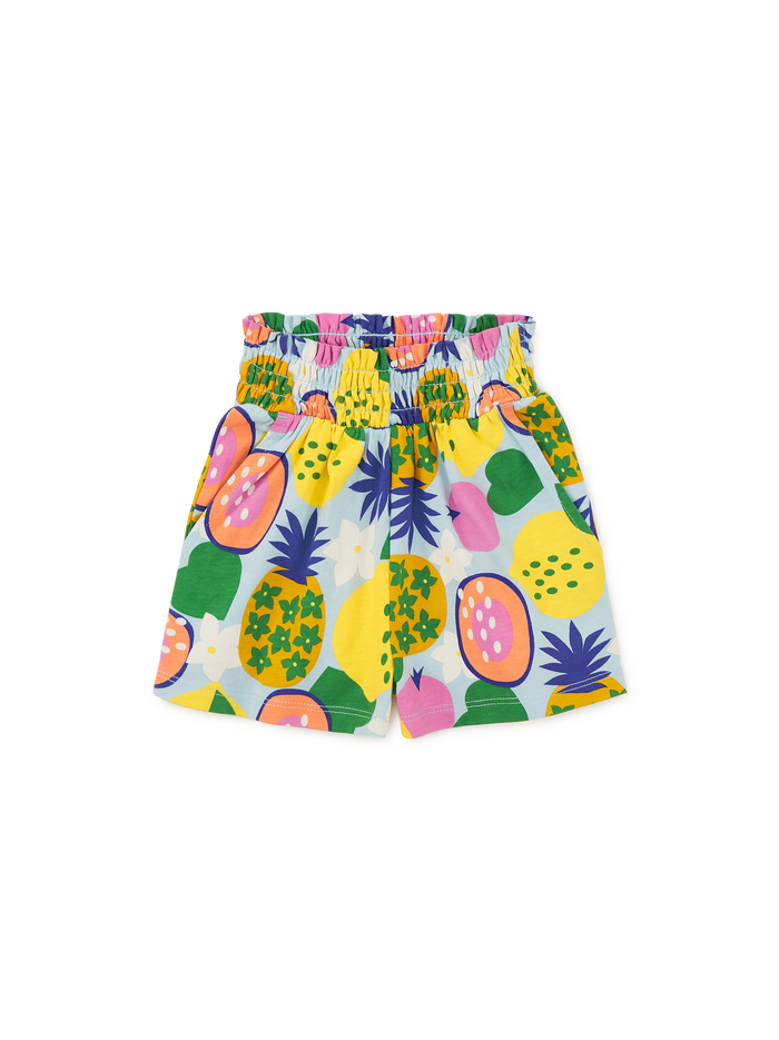Paperbag High-Waist Shorts