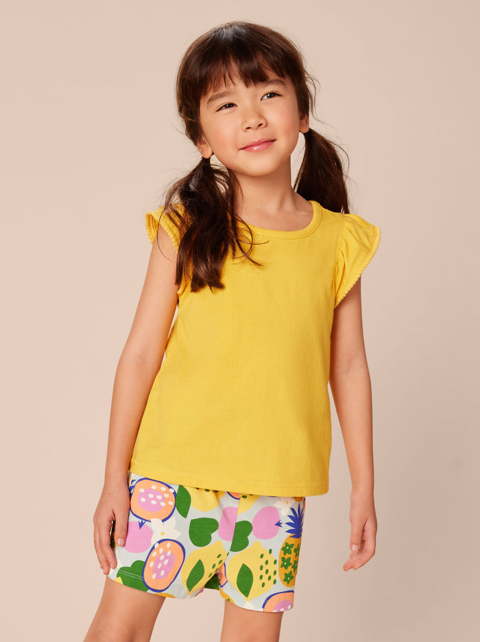 Paperbag High-Waist Shorts