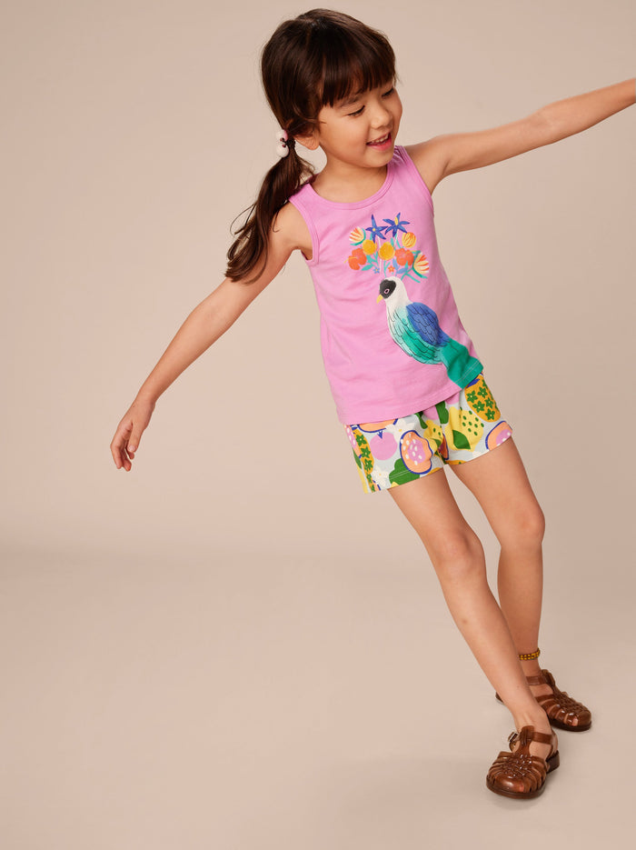 Paperbag High-Waist Shorts