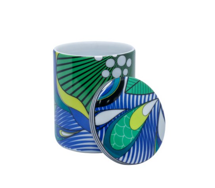 Peacock Candle Green