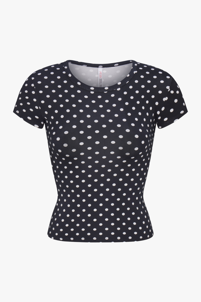 PERFECT T-SHIRT IN DOMINO DOT