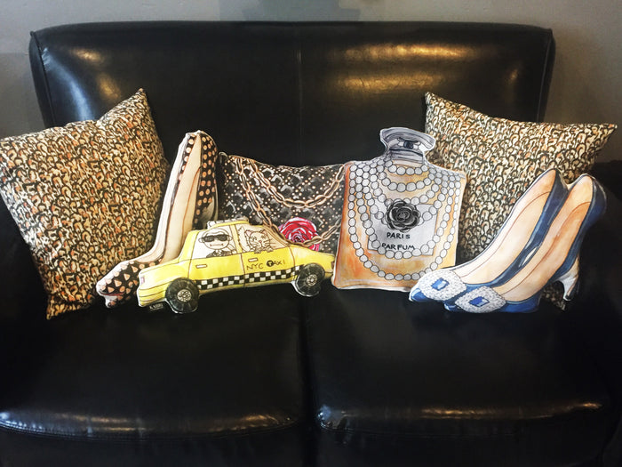 Perfume Bottle Pillow