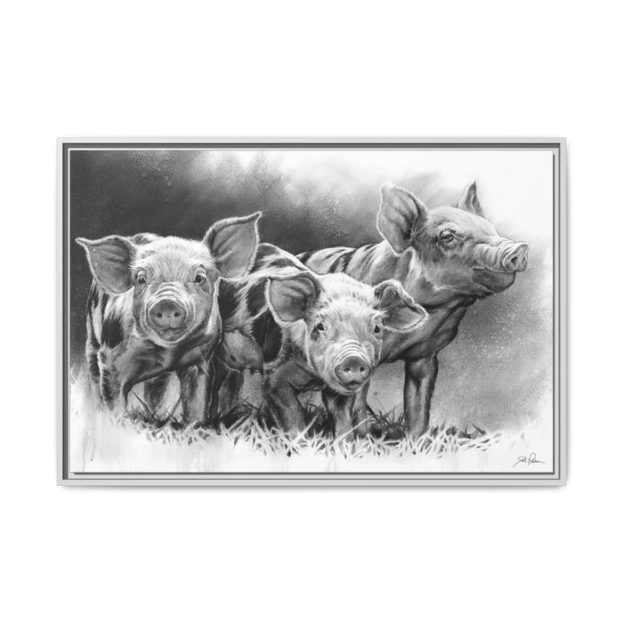36" x 24" (Horizontal) / White / 1.25"