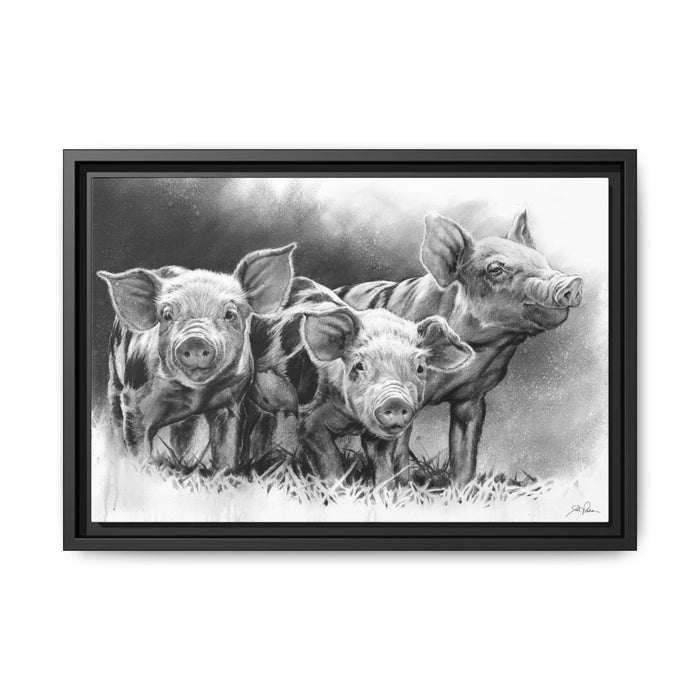 18″ x 12″ (Horizontal) / Black / 1.25"