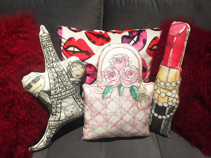 Pink Purse Pillow