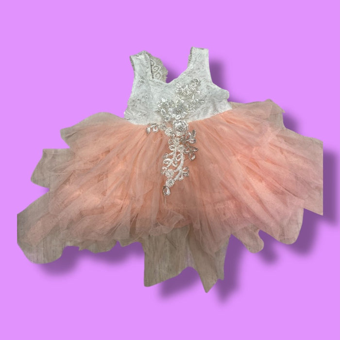 pink tulle dress 2y