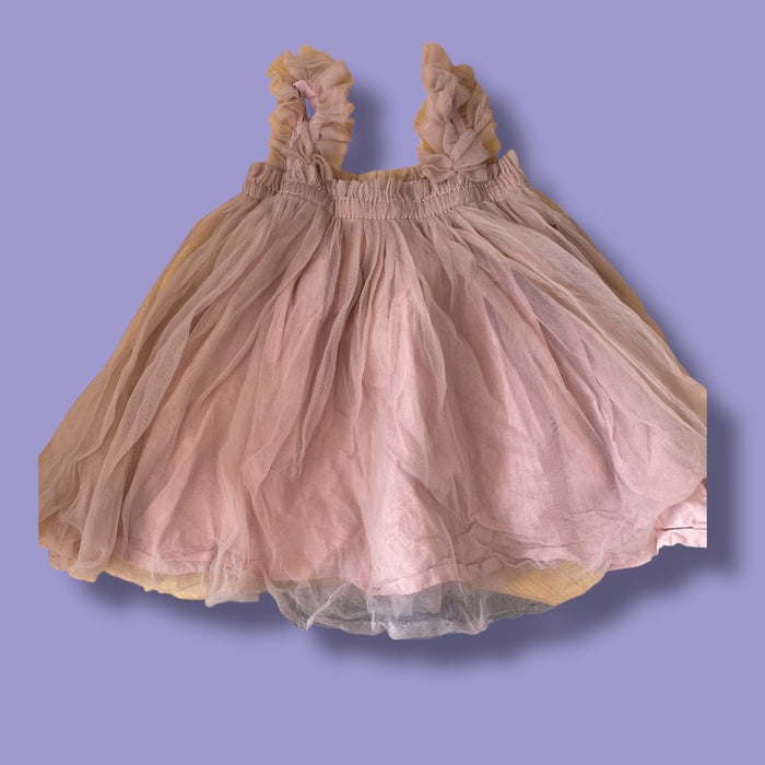 pink tulle dress 6-12m
