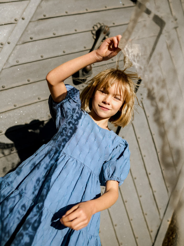 Pleated Heartback Dress