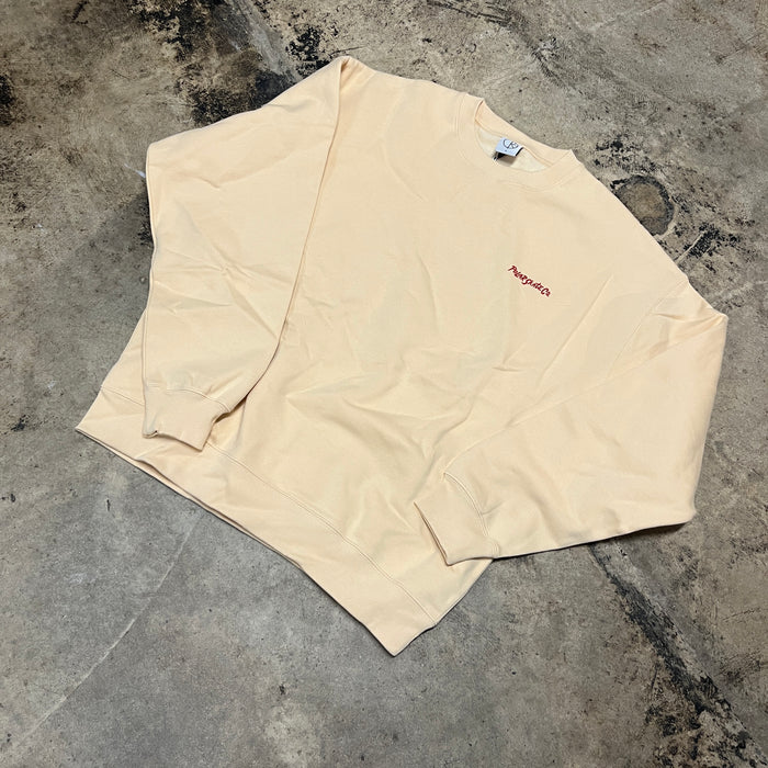 POLAR DAVE CREWNECK SWEATSHIRT (OATMEAL)