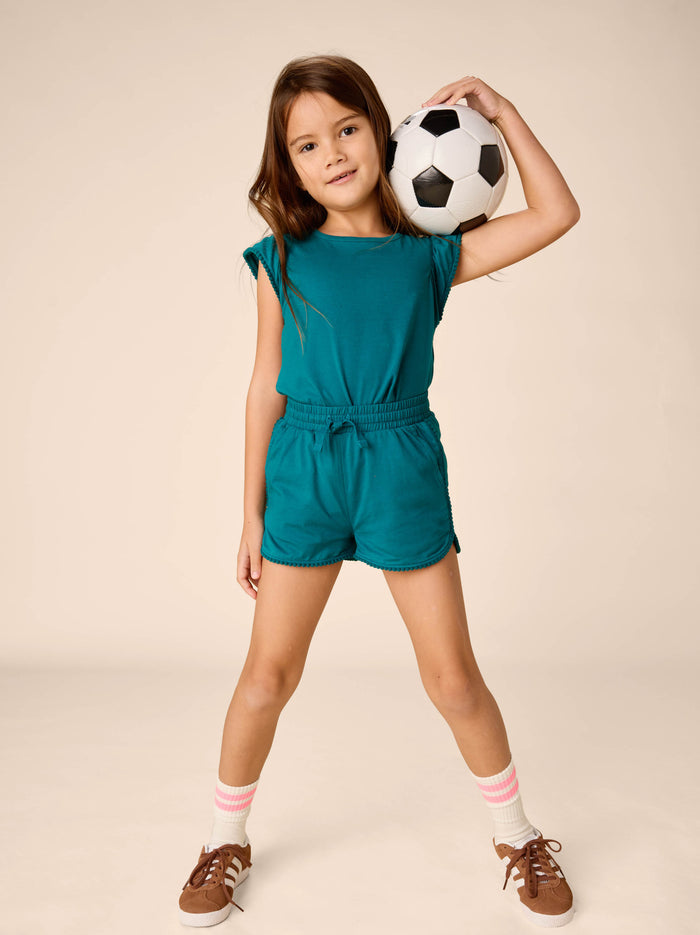 Pom-Pom Gym Shorts