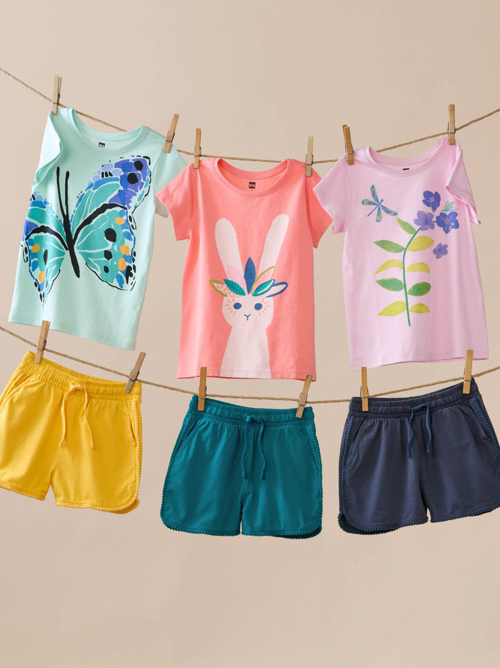 Pom-Pom Gym Shorts