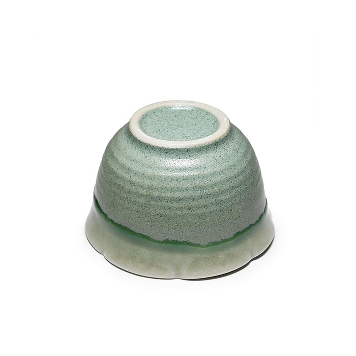 Porcelain Dip Bowl -Green - underside