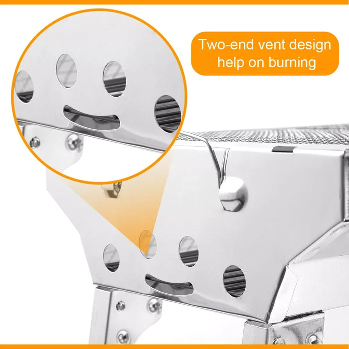 Portable Charcoal Grill With Folding Legs