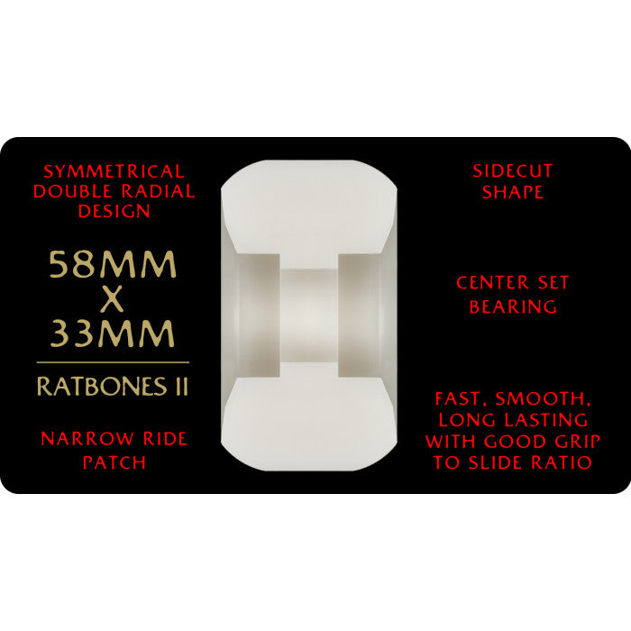 POWELL PERALTA DRAGON FORMULA RB2 SYMMETRICAL WHEELS (58MM/93A)