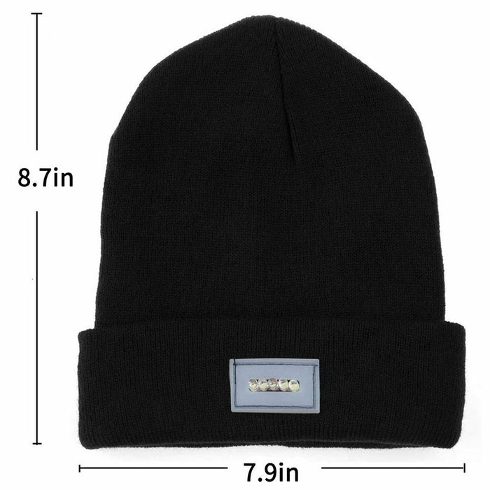 Powerful Rechargeable LED Light Running Head Lamp Beanie