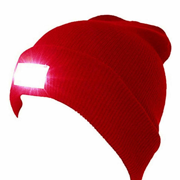 Powerful Rechargeable LED Light Running Head Lamp Beanie