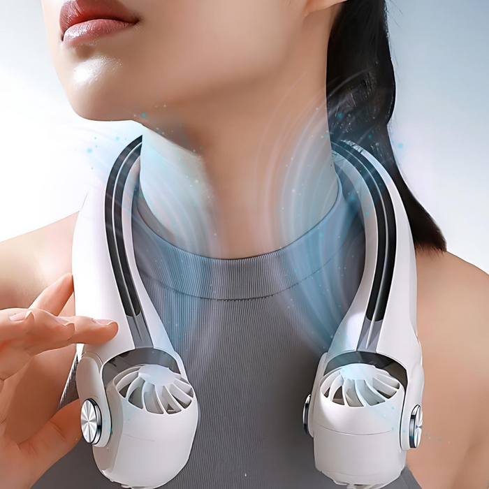 Powerful Rechargeable Personal Neck Cooling Fan