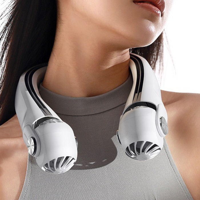 Powerful Rechargeable Personal Neck Cooling Fan