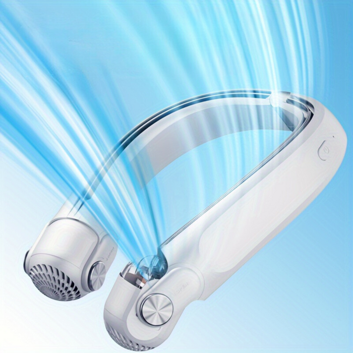 Powerful Rechargeable Personal Neck Cooling Fan