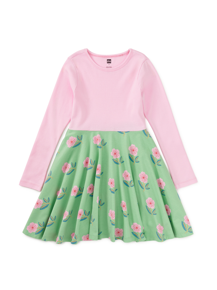 Print Mix Twirl Dress