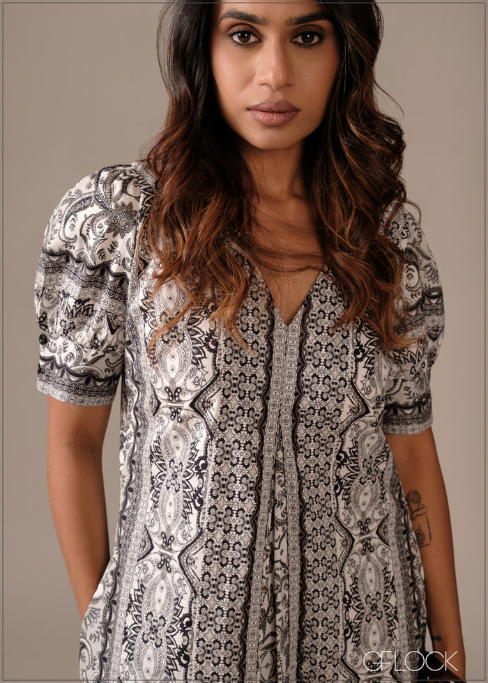 Printed Dress - 290726